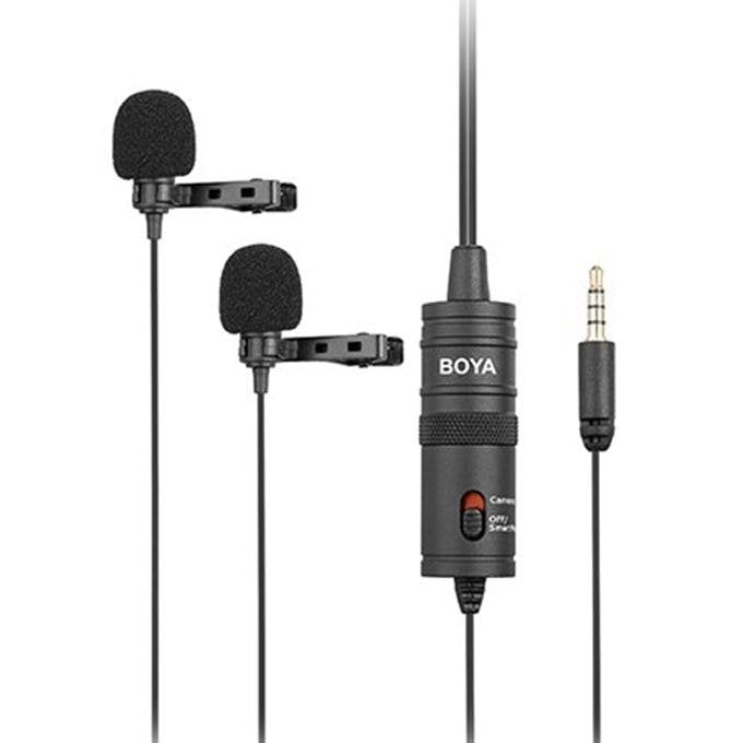 Boya BY-M1DM dual lavalier universal microphone