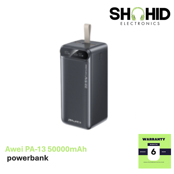 Awei PA-13 50000mAh 22.5W Fast Charging Powerbank