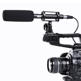 BOYA BY-PVM1000 Condenser Shotgun Microphone 3-pin XLR Output on DSLR Camera