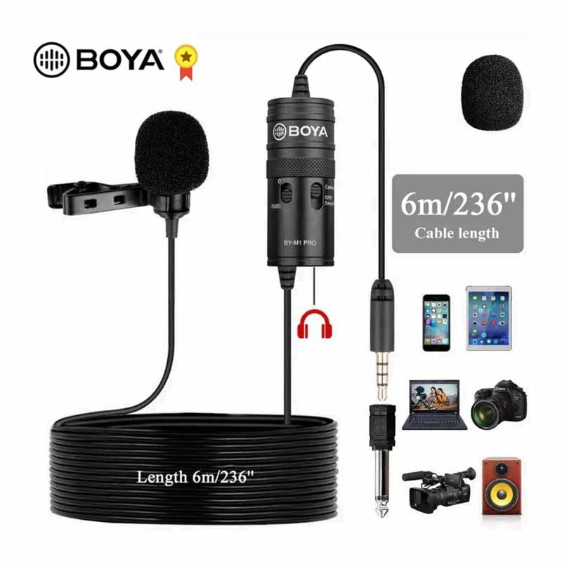 BOYA BY-M1 Pro Universal Lavalier Microphone