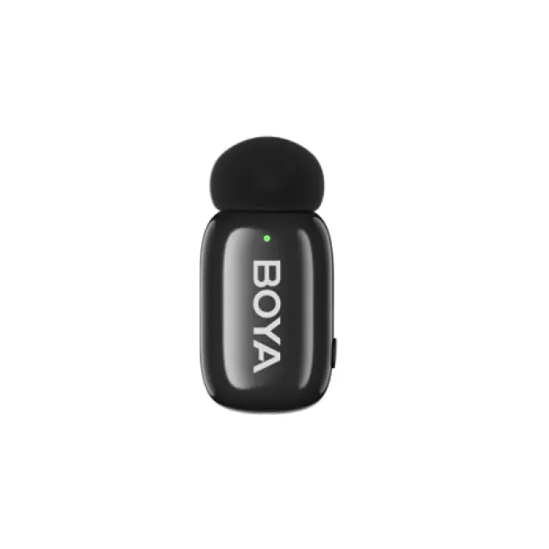 BOYA Mini-12 Wireless Microphone for Android and IOS - Black