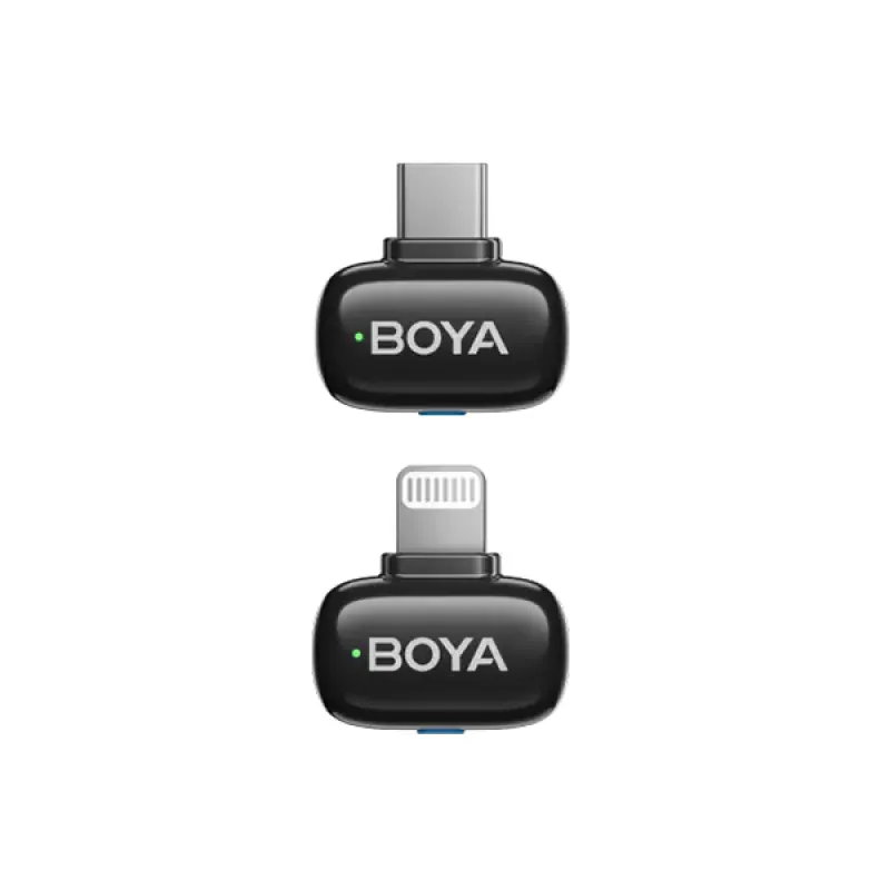 BOYA Mini-12 Wireless Microphone for Android and IOS - Black