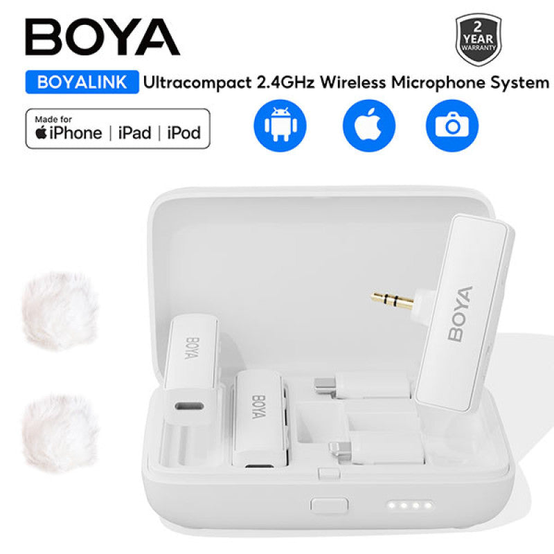 Boya BOYALINK-W All-in-One Compact Wireless Microphone