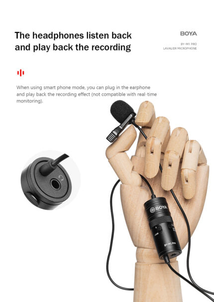 BOYA BY-M1 Pro Universal Lavalier Microphone