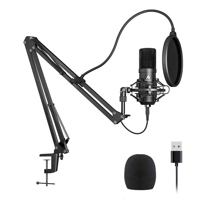 MAONO AU-A04 USB Microphone Combo Setup