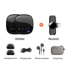 R8 Wireless Lavalier Microphone Portable Audio Video Recording Mini Mic for iPhone Android Live Broadcast Gaming Phone Mic