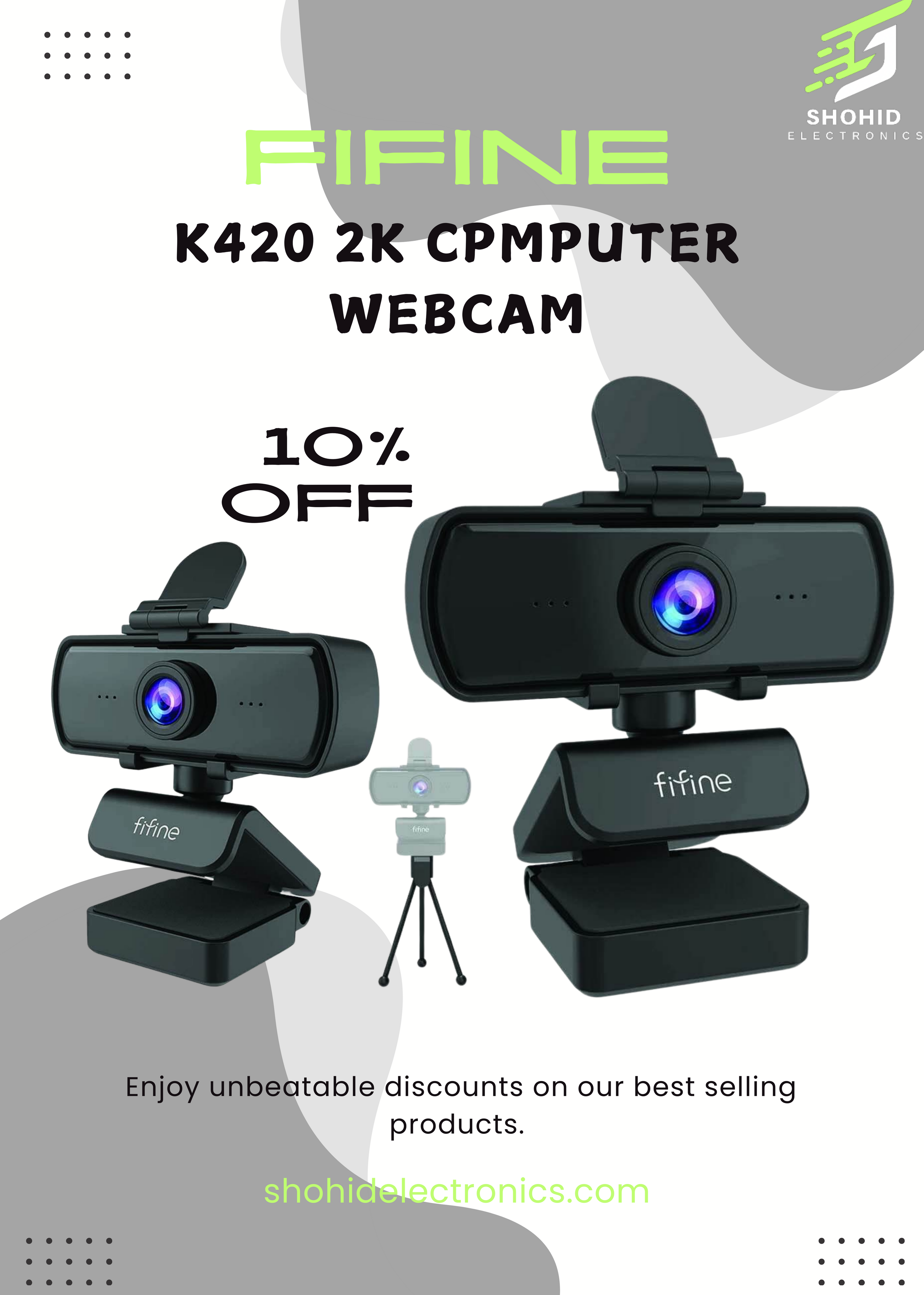 FIFINE K420 2K COMPUTER WEBCAM