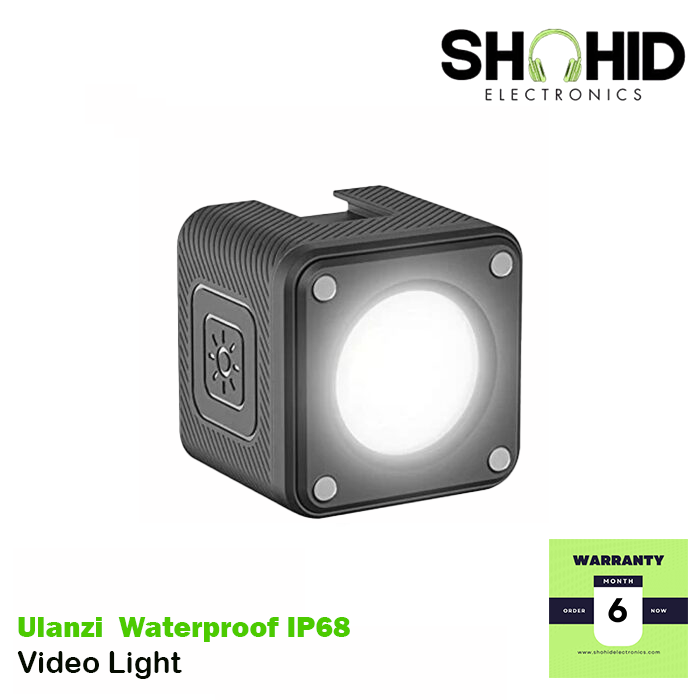 Ulanzi Waterproof IP68 Lighting Kit Mini Cube with 8 Color Gel Filters